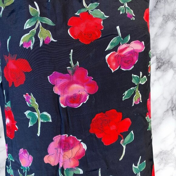 VTG Metropolitan NY Roses Mini Dress - Picture 8 of 11